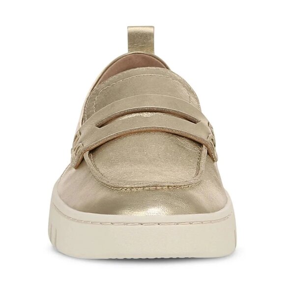 Vionic   Women's   Uptown   Loafer   Gold   Leather   Shoes - Picture 5 of 7